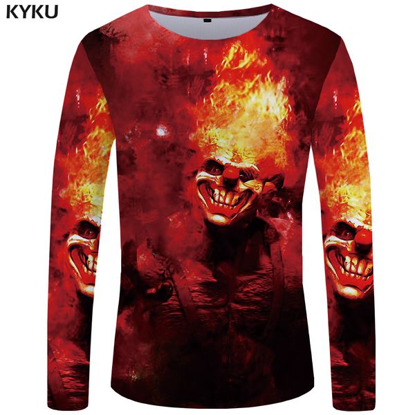 kyku clown long tshirt men flame t-shirt punk rock clothes casual red 3d printed tshirt funny anime mens clothing streetwear top, White;black
kyku clown long tshirt men flame t-shirt punk rock clothes casual red 3d printed tshirt funny anime mens clothing streetwear top, White;black