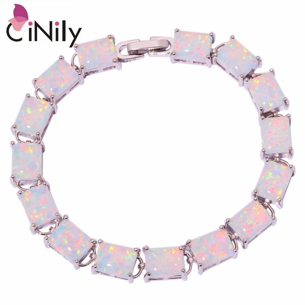 cinily created white blue fire opal silver plated wholesale for women jewelry wedding engagement chain bracelet 7 1/4" os574-75, Black
cinily created white blue fire opal silver plated wholesale for women jewelry wedding engagement chain bracelet 7 1/4" os574-75, Black