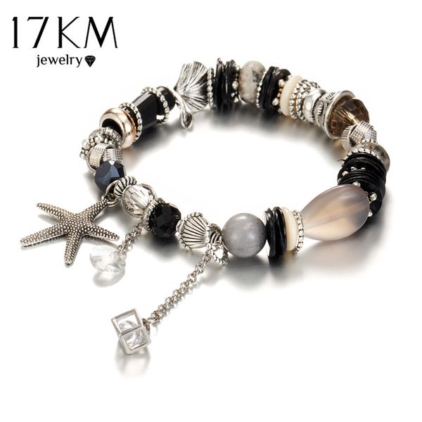17km 3 color starfish bracelets for women vintage beads crystal stone ethnic love bracelet femme new bohemia jewelry wholesale, Black
17km 3 color starfish bracelets for women vintage beads crystal stone ethnic love bracelet femme new bohemia jewelry wholesale, Black
