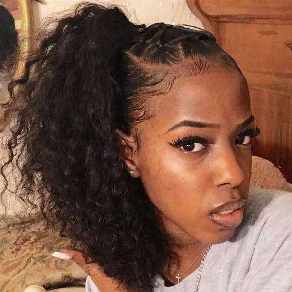 8a afro kinky curl ponytail human hair extensions natural black remy indian human hair clip in ponytails 120gram
8a afro kinky curl ponytail human hair extensions natural black remy indian human hair clip in ponytails 120gram