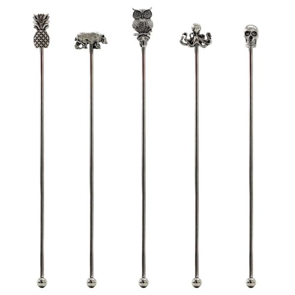 drink stirrers cocktail mixing swizzle sticks mixer bar puddler muddler stirring cocktail picks skull pineapple head decor 
drink stirrers cocktail mixing swizzle sticks mixer bar puddler muddler stirring cocktail picks skull pineapple head decor