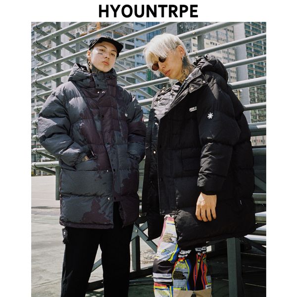 men's warm winter camouflage jacket casual outerwear medium long thick coat loose windproof parka 2018 new fashion hooded coat, Black
men's warm winter camouflage jacket casual outerwear medium long thick coat loose windproof parka 2018 new fashion hooded coat, Black