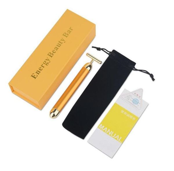 energy beauty bar 24k gold pulse firming massager facial roller massager derma skincare wrinkle treatment face massager with box
energy beauty bar 24k gold pulse firming massager facial roller massager derma skincare wrinkle treatment face massager with box