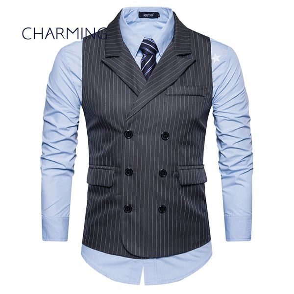 Mens suit vest Mens pinstripe suit sleeveless vest jacket Cool vests for guys mens button vest
Mens suit vest Mens pinstripe suit sleeveless vest jacket Cool vests for guys mens button vest