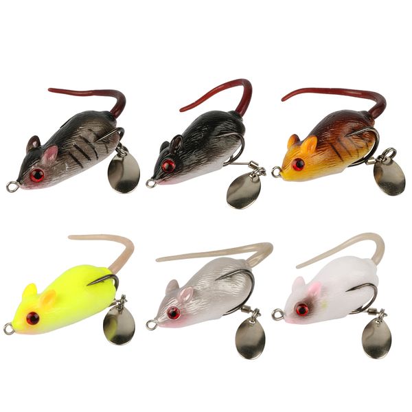 outdoors goture mouse fishing lures water soft plastic swimbaits with hook for saltwater and freshwater 10.5g 10cm 6pcs /box
outdoors goture mouse fishing lures water soft plastic swimbaits with hook for saltwater and freshwater 10.5g 10cm 6pcs /box