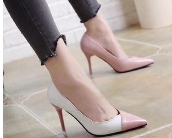 send high heel shoes 2018 women new style spring fine heel pointed end princess shallow mouth single shoes, Black
send high heel shoes 2018 women new style spring fine heel pointed end princess shallow mouth single shoes, Black