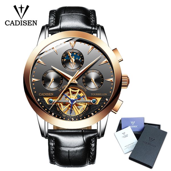 2018 New Cadisen Men watch Skeleton Automatic Mechanical Leather Wristwatch Mans Fashion Business Watches masculino Top Brand Luxury 30M
2018 New Cadisen Men watch Skeleton Automatic Mechanical Leather Wristwatch Mans Fashion Business Watches masculino Top Brand Luxury 30M