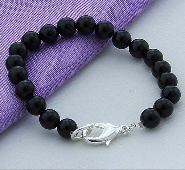 wholesale silver clasp natural black onyx ball beads bracelet & bangle for women / men jewelry,fashion women bracelet jewelry
wholesale silver clasp natural black onyx ball beads bracelet & bangle for women / men jewelry,fashion women bracelet jewelry