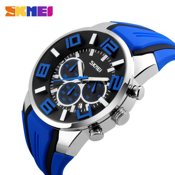 skmei six pin satch chronograph sports watches men waterproof silicone quartz watch students fashion casual wristwatch, Slivery;brown
skmei six pin satch chronograph sports watches men waterproof silicone quartz watch students fashion casual wristwatch, Slivery;brown