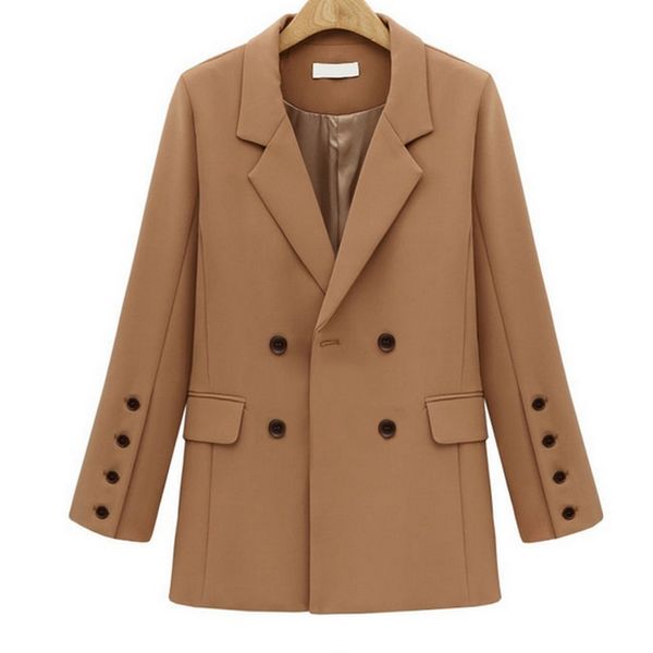 exotao office lady blazer female long sleeve turn-down collar women's suit 2017 winter elegant jackets solid color coats s18101304, White;black
exotao office lady blazer female long sleeve turn-down collar women's suit 2017 winter elegant jackets solid color coats s18101304, White;black
