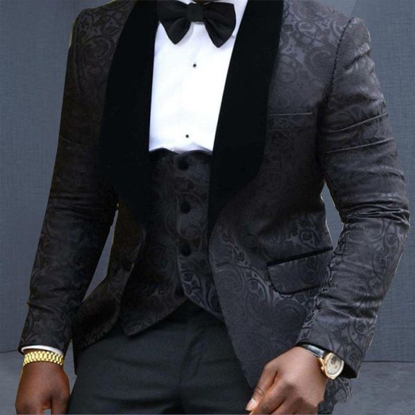 excellent style one button black groom tuxedos shawl lapel groomsmen man suits mens wedding suits (jacket+pants+vest+tie) 460, Black;gray
excellent style one button black groom tuxedos shawl lapel groomsmen man suits mens wedding suits (jacket+pants+vest+tie) 460, Black;gray