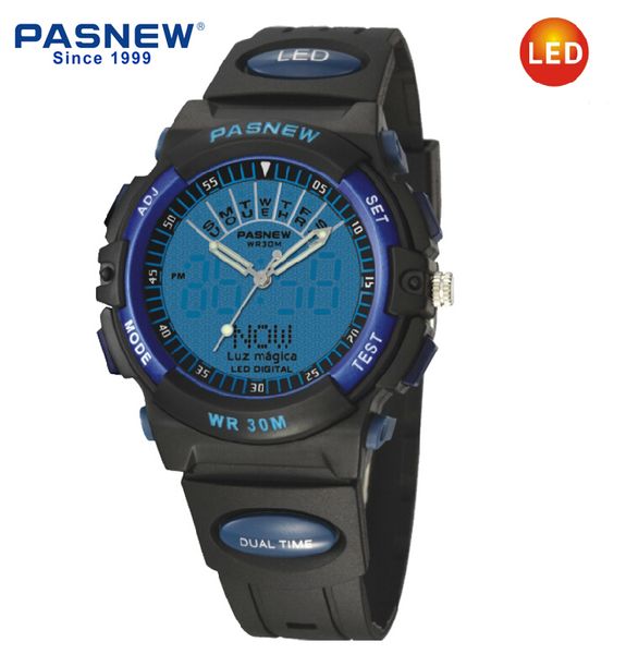 2018 pasnew perfect design led dual time display watches 30m waterproof outdoor sport wristwatches for men and women led-004, Slivery;brown
2018 pasnew perfect design led dual time display watches 30m waterproof outdoor sport wristwatches for men and women led-004, Slivery;brown