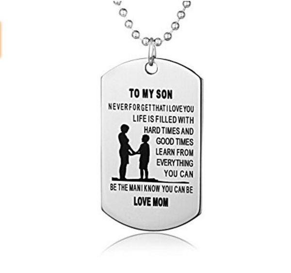 wholesale personality fashion simple square tag engraved logo design logo pendant necklace jewelry, Silver
wholesale personality fashion simple square tag engraved logo design logo pendant necklace jewelry, Silver