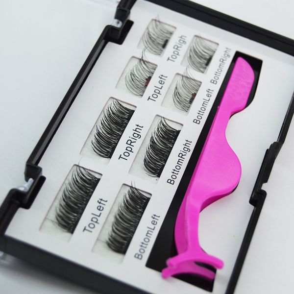 fashion magnetic false eyelashes magnet hand made lashes pointing eyelash 1 set = 4 pairs box with tweezer 
fashion magnetic false eyelashes magnet hand made lashes pointing eyelash 1 set = 4 pairs box with tweezer