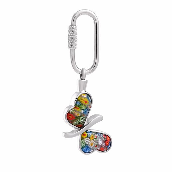 fashion stainless steel multi-color butterfly cremation keyring for urn ashes memorial souvenir for female jewelry ijk2047, Silver
fashion stainless steel multi-color butterfly cremation keyring for urn ashes memorial souvenir for female jewelry ijk2047, Silver