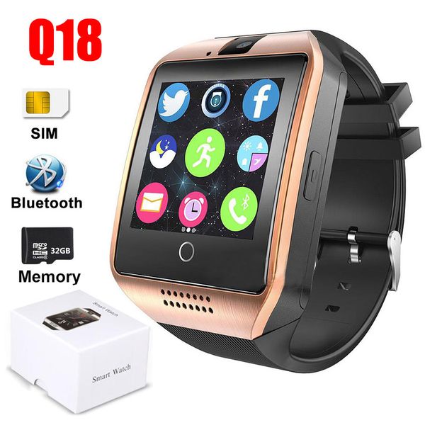 q18 smart watch sim card sms support 32gb tf 1.54inch camera calculator music phone clock alarm bluetooth call for men women smartwatch
q18 smart watch sim card sms support 32gb tf 1.54inch camera calculator music phone clock alarm bluetooth call for men women smartwatch