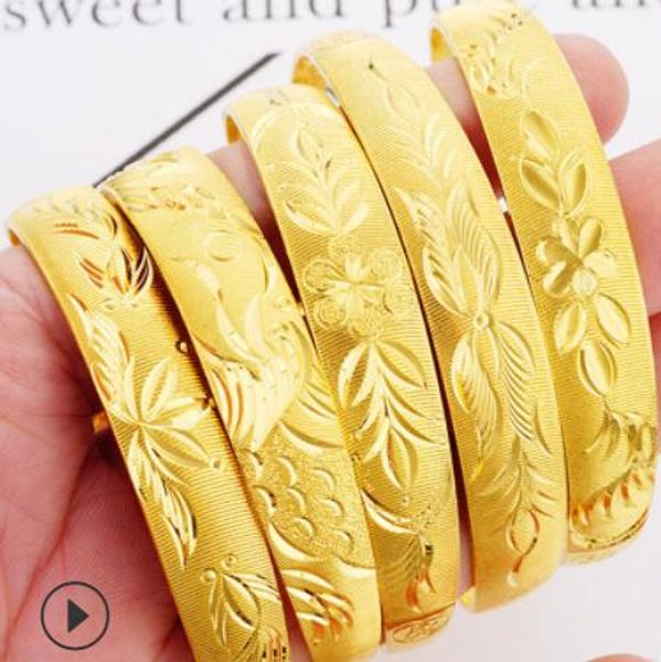 designer jewerlry gold color bracelets for women 12mm wide circle round bangles fashion of shipping, Black
designer jewerlry gold color bracelets for women 12mm wide circle round bangles fashion of shipping, Black