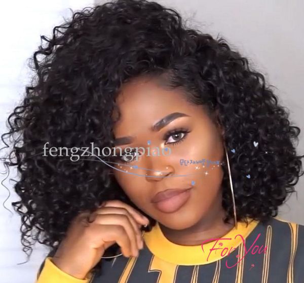 wholesale black hair short kinky curly wig brazilian synthetic hair full wigs curly none lace wigs with bangs for black women
wholesale black hair short kinky curly wig brazilian synthetic hair full wigs curly none lace wigs with bangs for black women
