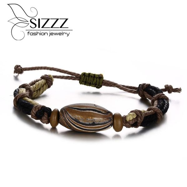 sizzz woven rope porcelain bead student bracelet&bangles factory direct sales for men, Golden;silver
sizzz woven rope porcelain bead student bracelet&bangles factory direct sales for men, Golden;silver