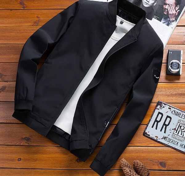 spring new trend casual men's slim jackets baseball suit jacket coat, Black;brown
spring new trend casual men's slim jackets baseball suit jacket coat, Black;brown