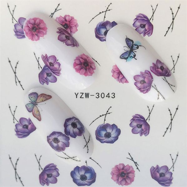 1 sheet flower water decal multi color manicure nail art transfer sticker diy decoration for beauty nail tools stickers, Black
1 sheet flower water decal multi color manicure nail art transfer sticker diy decoration for beauty nail tools stickers, Black