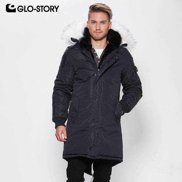glo-story mens european smart casual long winter parkas man 2018 thick warm leather patchwork fur hooded coats, Black
glo-story mens european smart casual long winter parkas man 2018 thick warm leather patchwork fur hooded coats, Black