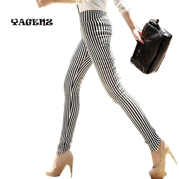 2017 fashion autumn elegant women's nine points casual pants fashion stripes high waist stretch breathable slim pencil trousers, Black;white
2017 fashion autumn elegant women's nine points casual pants fashion stripes high waist stretch breathable slim pencil trousers, Black;white