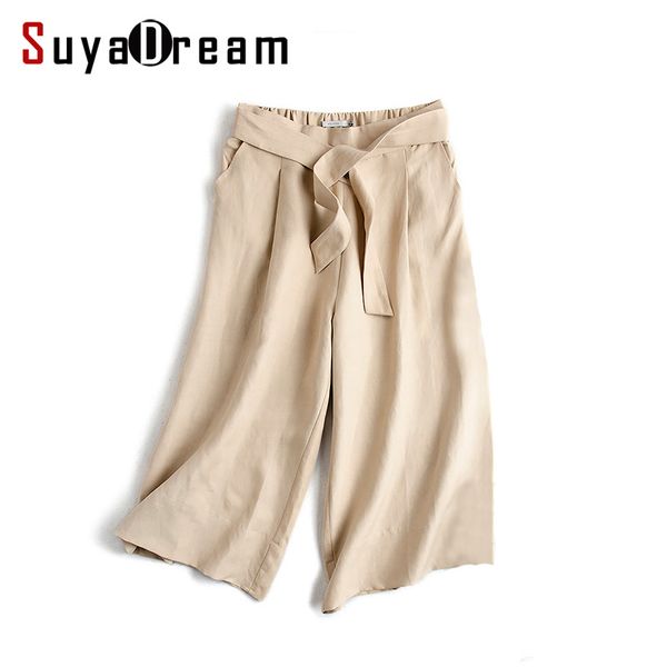 women wide leg pants 50%real silk 50%linen fashion loose pants belted elastic waist under 2017 new khaki, Black;white
women wide leg pants 50%real silk 50%linen fashion loose pants belted elastic waist under 2017 new khaki, Black;white