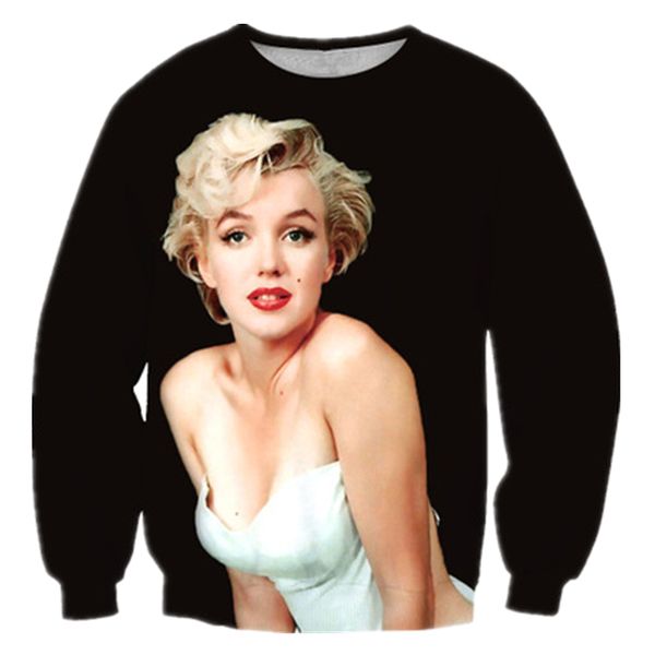 new fashion cool sweatshirt hoodies men women 3d print lady marilyn monroe style streetwear sleeve clothing b15, Black
new fashion cool sweatshirt hoodies men women 3d print lady marilyn monroe style streetwear sleeve clothing b15, Black