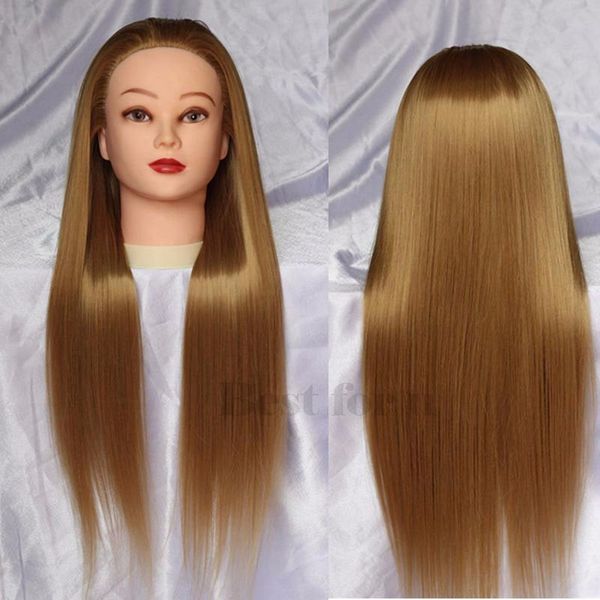 hairdresser practice mannequin head dummy mannequin head hair styling mannequins long hair make up mannequin head, Khaki 
hairdresser practice mannequin head dummy mannequin head hair styling mannequins long hair make up mannequin head, Khaki