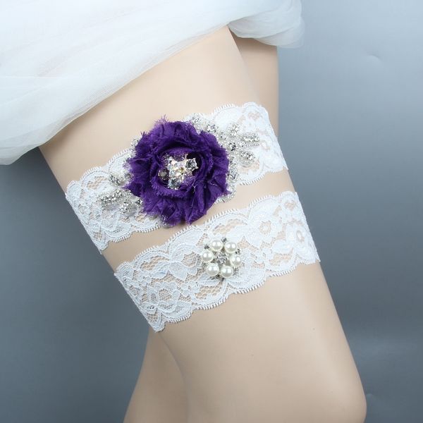 blue wedding garters for bride bridal leg garters belt 2 pieces set lace rhinestones pearls plus size chiffon flowers handmade, White
blue wedding garters for bride bridal leg garters belt 2 pieces set lace rhinestones pearls plus size chiffon flowers handmade, White