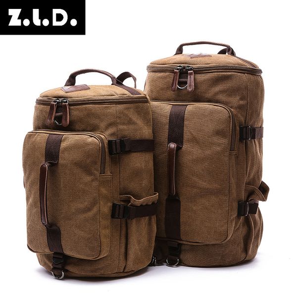 2018 new backpack men vintage canvas backpack bucket shoulder bag large capacity man travel bag mountaineering rucksacks 6051-58
2018 new backpack men vintage canvas backpack bucket shoulder bag large capacity man travel bag mountaineering rucksacks 6051-58