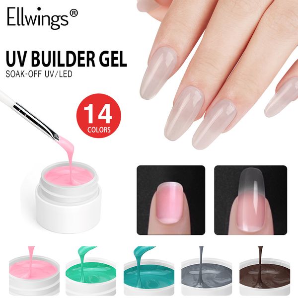ellwings uv builder gel nail extension quick building nail varnish soak off uv gel for art manicure polish, Red;pink
ellwings uv builder gel nail extension quick building nail varnish soak off uv gel for art manicure polish, Red;pink
