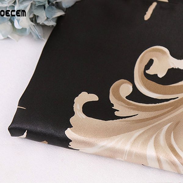 unique polyester satin fabric meter silk charmeuse silk tissus imitate fabric for women dress 50*150cm, Black;white 
unique polyester satin fabric meter silk charmeuse silk tissus imitate fabric for women dress 50*150cm, Black;white