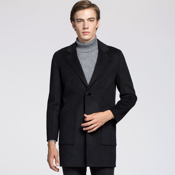 2018 winter men's jackets and coats warm mens woolen coats turn-down collar quality men cashmere overcoats 4xl, Black
2018 winter men's jackets and coats warm mens woolen coats turn-down collar quality men cashmere overcoats 4xl, Black
