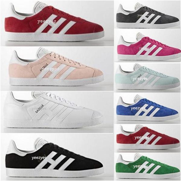 Top Quaity 2018 Men Women Casual Spring Summer Autumn Suede Gazelle Racer Black Red Grey Orange Lightweght Breathable Walking Shoes 36-44
Top Quaity 2018 Men Women Casual Spring Summer Autumn Suede Gazelle Racer Black Red Grey Orange Lightweght Breathable Walking Shoes 36-44