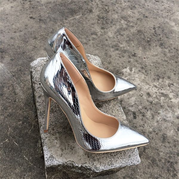 lady women woman 2019 new silver snake python leather high heels shoes stiletto heels poined toes wedding heeled shoes pump, Black
lady women woman 2019 new silver snake python leather high heels shoes stiletto heels poined toes wedding heeled shoes pump, Black