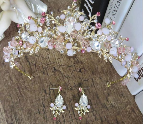 new handmade beaded high-grade baroque gold crown tiara a generation of wedding accessories, Silver
new handmade beaded high-grade baroque gold crown tiara a generation of wedding accessories, Silver