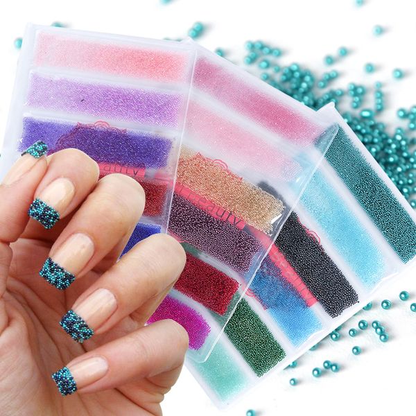 1 pack mini caviar beads 3d charms rhinestone micro tiny nail art decoration mixed color glitter nail studs accessories ji706, Silver;gold
1 pack mini caviar beads 3d charms rhinestone micro tiny nail art decoration mixed color glitter nail studs accessories ji706, Silver;gold
