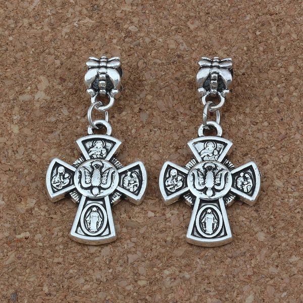 100pcs/lot dangle ancient silverjesus christ crucifix cross religion charm big hole beads fit european charm bracelet jewelry 18x36.5mm, Bronze;silver
100pcs/lot dangle ancient silverjesus christ crucifix cross religion charm big hole beads fit european charm bracelet jewelry 18x36.5mm, Bronze;silver