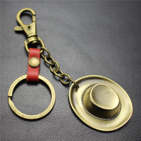 vintage antique bronze plated alloy cowboy hat keychain leather key chain car key holder keyring bag hang charms pendant, Silver
vintage antique bronze plated alloy cowboy hat keychain leather key chain car key holder keyring bag hang charms pendant, Silver
