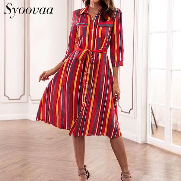 syoovaa sash turn-down collar women dress striped high waist belt casual dress female 2018 autumn winter long dresses, White;black
syoovaa sash turn-down collar women dress striped high waist belt casual dress female 2018 autumn winter long dresses, White;black