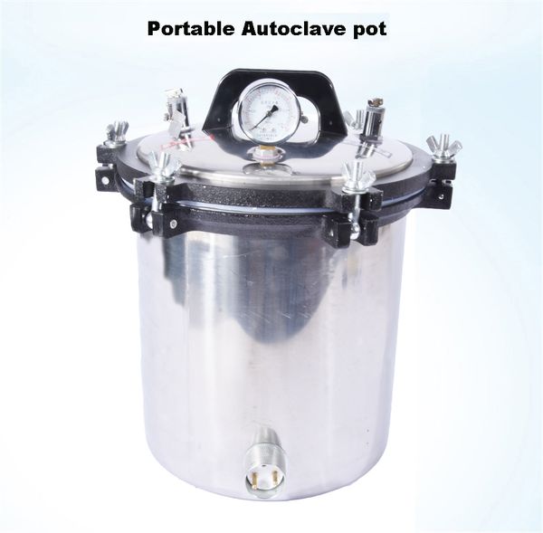 18l portable stainless steel sterilization pot, pressure steam sterilizer autoclave pot surgical medical with anti-dry
18l portable stainless steel sterilization pot, pressure steam sterilizer autoclave pot surgical medical with anti-dry
