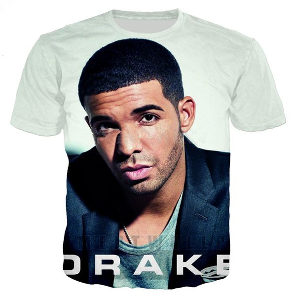 fashion rapper singer drake t-shirt funny 3d printed women/men short sleeve t-shirt casual k254, White;black
fashion rapper singer drake t-shirt funny 3d printed women/men short sleeve t-shirt casual k254, White;black
