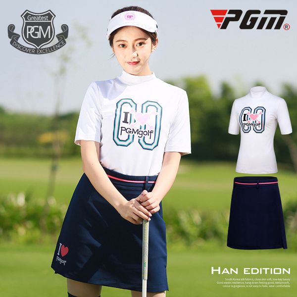2018 new golf women trainning t shirts sport skirts ladies short sleeved t-shirt suits anti-sweat breathable summer suit aa60490, Black;blue
2018 new golf women trainning t shirts sport skirts ladies short sleeved t-shirt suits anti-sweat breathable summer suit aa60490, Black;blue