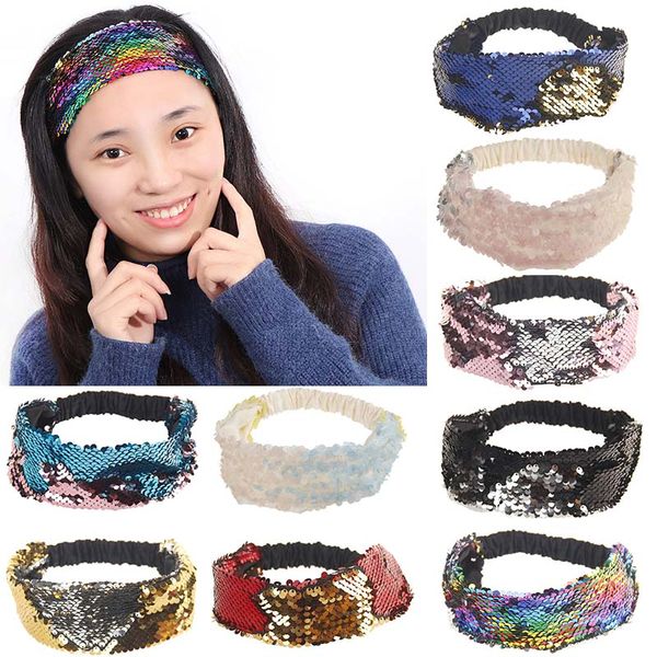 2018 new women girls elastic glittering reversible sequins violet headbands lady shining hair accessories party accessory, Silver
2018 new women girls elastic glittering reversible sequins violet headbands lady shining hair accessories party accessory, Silver