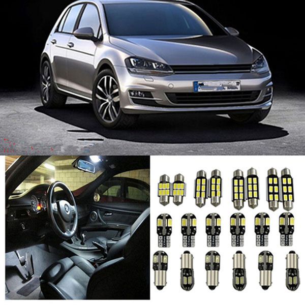 Tcart 10 x Error Free White Interior LED Light Package Kit for VW MK7 GOLF 7 accessories reading door lights 2013-2015
Tcart 10 x Error Free White Interior LED Light Package Kit for VW MK7 GOLF 7 accessories reading door lights 2013-2015
