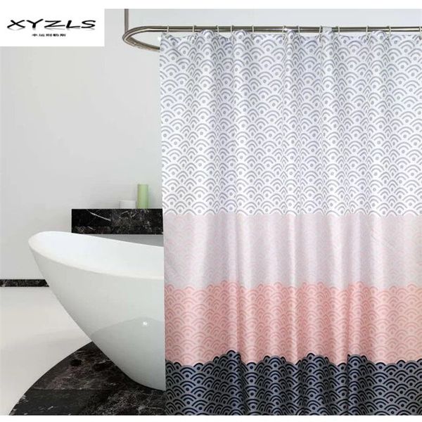 xyzls modern geometric shower curtain waterproof polyester fabric bathroom curtain for the bathroom deocrate with plastic hooks
xyzls modern geometric shower curtain waterproof polyester fabric bathroom curtain for the bathroom deocrate with plastic hooks
