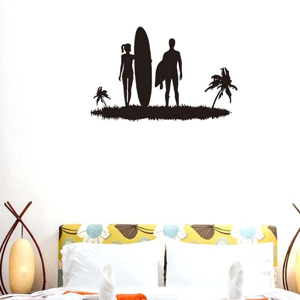 creative stylish lover beach surfing pattern removable wall stickers for living room bedroom home art decor murals k532
creative stylish lover beach surfing pattern removable wall stickers for living room bedroom home art decor murals k532
