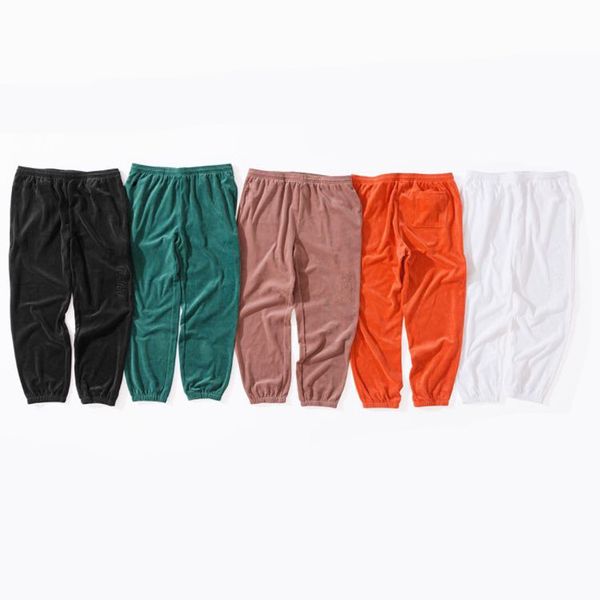 18ss crocodile x box logo velour track long pants jogger pants trousers fashion men women couple fashion sport black sweatpants hflskz092
18ss crocodile x box logo velour track long pants jogger pants trousers fashion men women couple fashion sport black sweatpants hflskz092